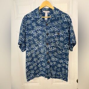 Nomadic Traders Blue and White Floral Blouse